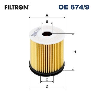 Filtr oleju do Kia, OE 674/9, FILTRON WIX w ofercie sklepu e-autoparts.pl 